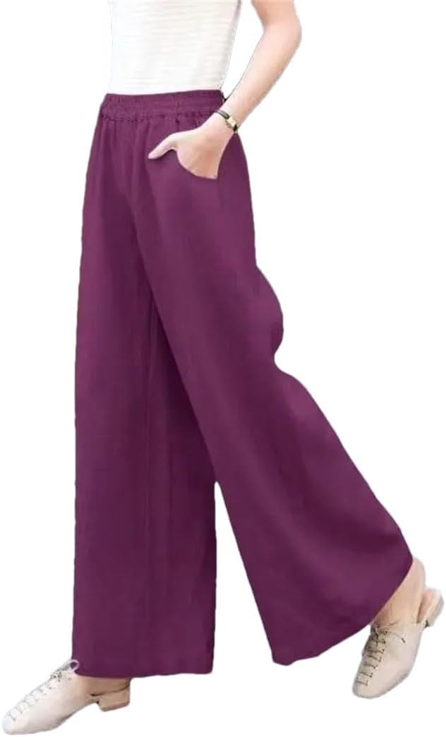 Women Wear Quiet Style Wide Leg Office Streetwear Summer Trouser