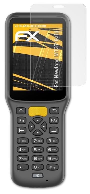 atFoliX Screen Protector compatible with Newland MT37 Baiji Screen Protection Film, anti-reflective and shock-absorbing FX Protector Film (2X)