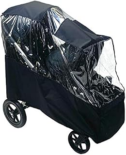 Sashas Premium Series Rain and Wind Cover for Baby Jogger City Select Double Stroller