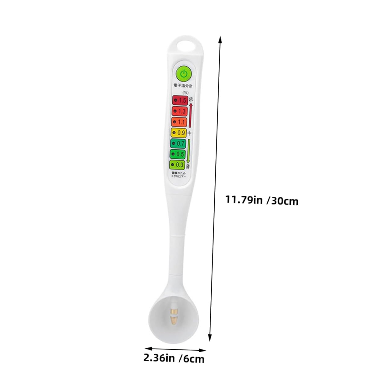 COLLBATH Salinity Meters Salinity Refractometer for Aquariums Salt Meter for Food Accurate Salt Content Measurement Led Display Tool