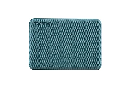 Image of Toshiba Canvio Advance 1TB Portable External HDD, USB3.0 for PC Laptop Windows and Mac. 3 Years Warranty. External Hard Drive - Green