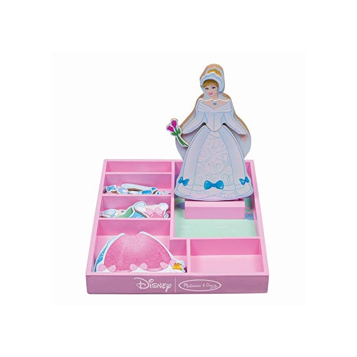 Melissa & Doug Disney Cinderella, Belle, and Rapunzel DressUp