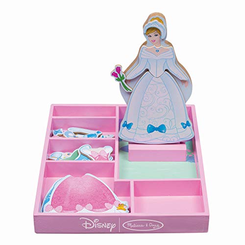 Cinderella, Belle, and Rapunzel Magnetic Dress-Up Dolls - Image 4