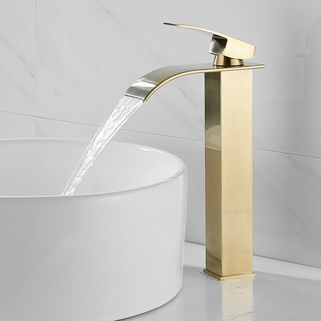 Mitigeur eau froide et chaude cascade pour éliminer les éclaboussures de vasque