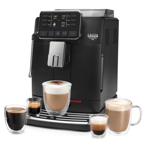 Gaggia Cadorna Barista Plus Super-Automatic Espresso Machine, Black, Medium