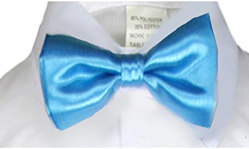 6pc Baby Toddler Boy Teen Formal Black Suit Set or 1pc Satin Bow tie Only Sm-20