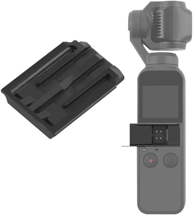 Tapa De Interfaz De Datos Para DJI OSMO Pocket Gimbal, Cámara ABS Puerto Cubierta De Puerta Lateral Protección Impermeable - Negro