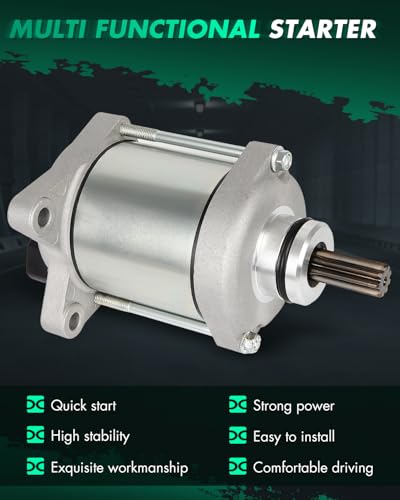 Image of SCITOO Starter Motor fit for 2020 for Honda for Recon 250 TRX250TE 2x4 ES,2020 for Honda for Recon 250 TRX250TM 2x4,2019 for Honda for Recon 250 TRX250TE 2x4 ES Replacement Starter 19642
