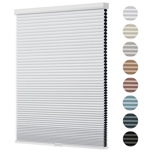 Changshade Custom Blinds Cellular Shades Blackout Cordless for Indoor Windows, Honeycomb Blind Room