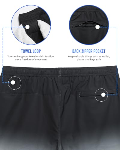 Image of maamgic Mens 5 inch Gym Running Shorts for Men 2 in 1 Quick Dry Workout Athletic Shorts