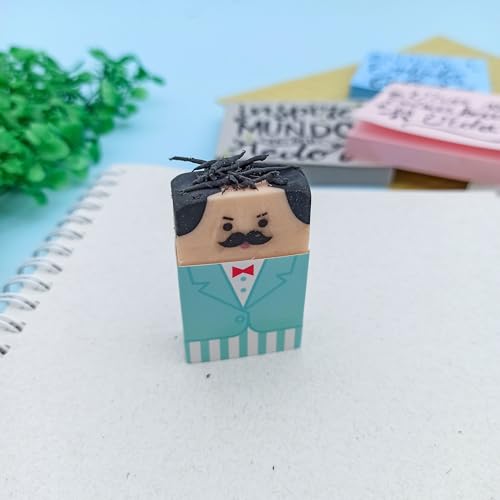 Borracha Decorada Careca Calvo - Yin's (Branco)