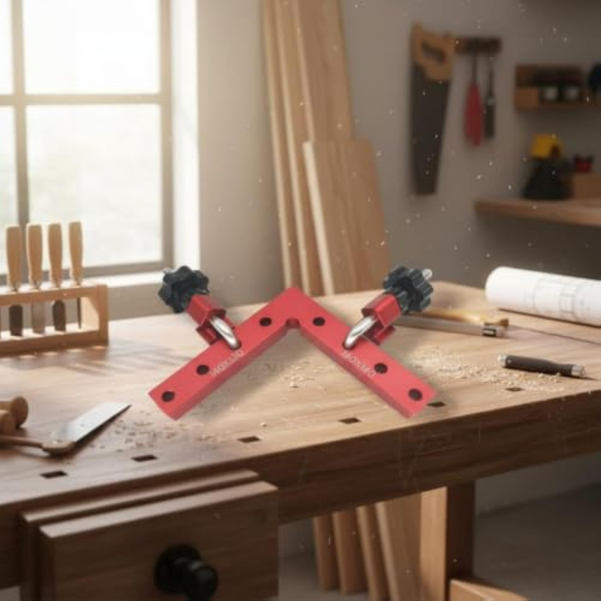 Metric and Imperial Scale Aluminum Alloy Angle Clamp