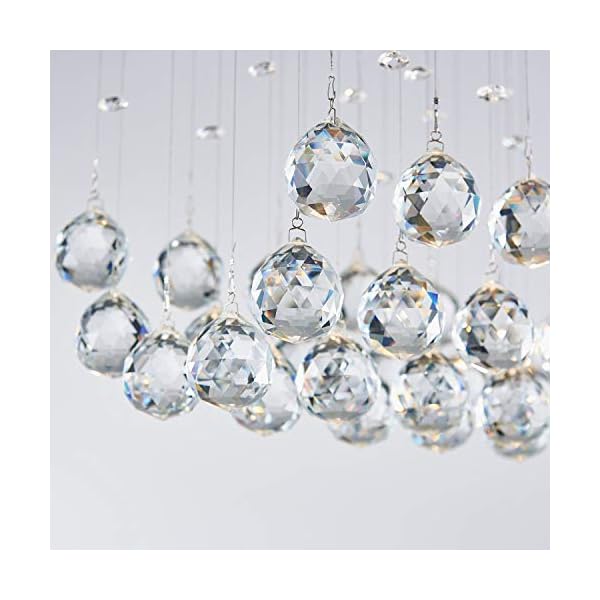 Saint MossiModern Ceiling Lighting Crystal Chandelier LED Lighting Fixture Pendant Lamp 3 GU10 Bulb Required Great Quality Best Discount - Image 6