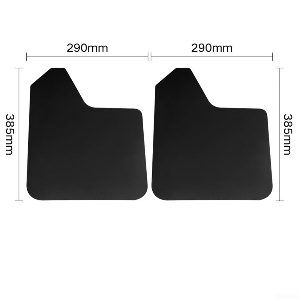 Lot De 4 Bavettes Garde-boue Extérieures Noires Universelles Pour Pick Up Suv Voiture~p146713280