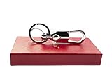 Mehr Classic Attachable Valet Key Chain - Car Keychain - Modern Silver