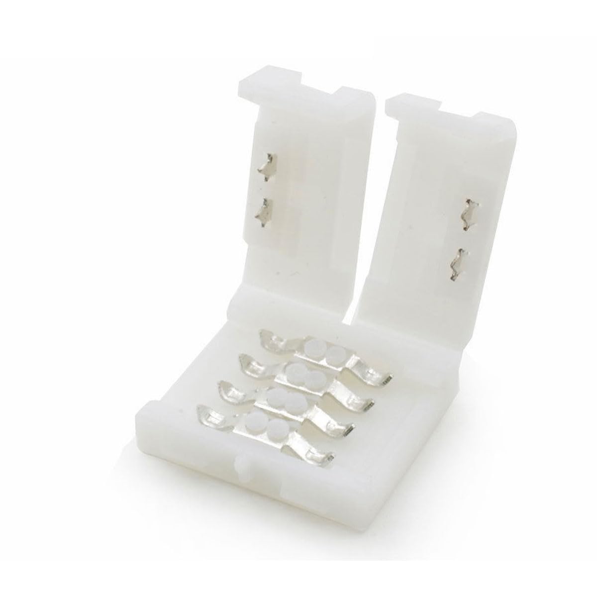Conector para Fita Led RGB 10mm 4 Vias - 25 Unidades
