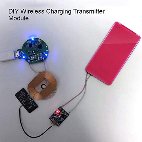 Qi Standard Charger Receiver Module DIY 5V 1A Charging Multi-Level - Ultra-Thin Charging Small Coil Receiver Circuit Charger, for Qi - Thumbnail 3