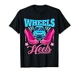 Wheels or Heels Gender Reveal Family T-Shirt