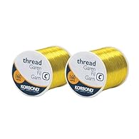 LARGE PACK: This set contains a total of 320m of Professional Thread (2 x 160m Spools) POLYESTER MATERIAL: Korbond Polyester Thread is designed for heavy duty use, it has a lot of give while retaining its shape and has excellent colour fastness, reta...
