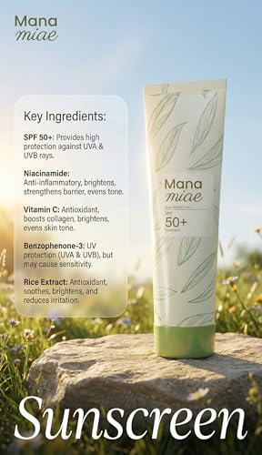 Image of Green Tea Sunscreen 50ml & Green Tea Facewash 100ml Combo | SPF 50+ Broad Spectrum UVA /UVB Protection | Lightweight Non-Greasy Formula for All Skin Types