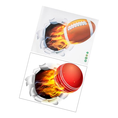 Set de vinilos decorativos deportivos 3D CALLARON 2 piezas