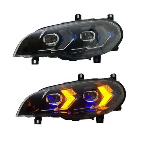 Phare avant BMW E70 2007-2013 feux de jour clignotants X5 accessoires AFS