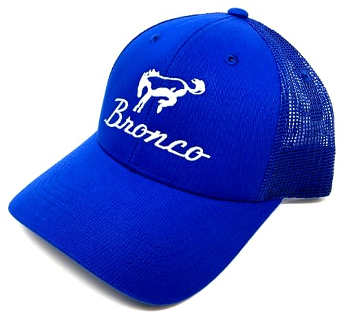 Gorra Checkered Flag New Ford Bucking Horse Azul malla miniatura 3