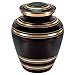 Elite Onyx Brass Cremation Urn for Ashes - Medium, Brass, Black Urn, Child Urn, Medium Sized Cremation Urn, 8 Inches High