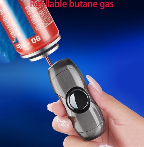 Encendedor de butano recargable que no se apaga con el viento para tu jardín 5