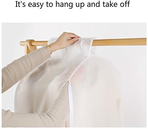 Miniatura 4 de Funda de ropa con cremallera 3D, impermeable, para almacenamiento, armario, traje, perchas, funda para ropa, bolsa para colgar