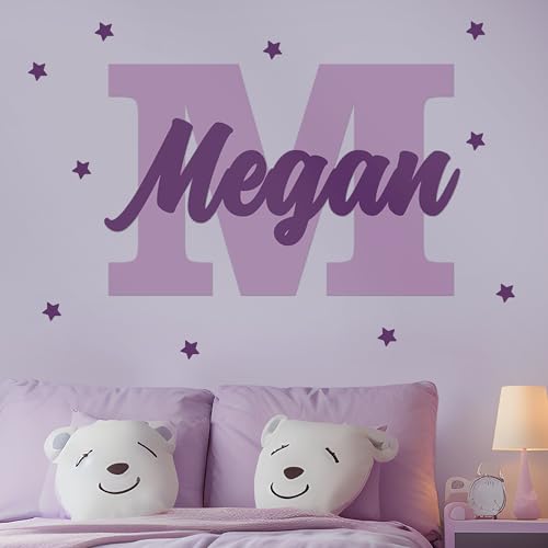 Vinilo Decorativo Personalizado Nombre e Inicial CRYPTONITE miniatura 1
