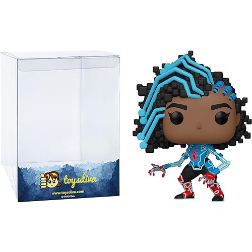 Figurine en vinyle Spider-Byte 1229-65728 avec boîtier de protection pour collectionneur de pop culture