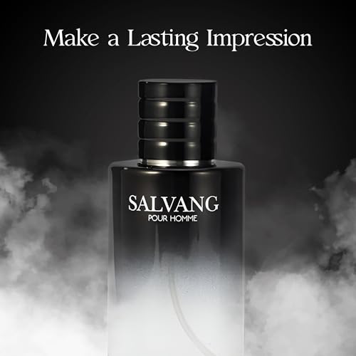 Image of AFLUXE Men's Cologne Salvang Original Natural Spray Eau De Toilette,Long-Lasting Scent Perfume for Men Elegant Bottle - Great Holiday Gift, 3.4 Fl Oz /100 Ml