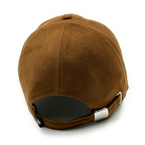 Image of Urban ApesClassic Suede Baseball Cap, Brown, Casual 6-Panel Adjustable Hat