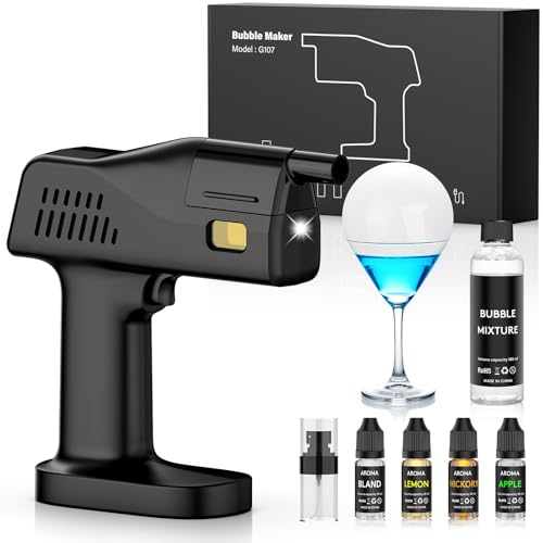 Electric Cocktail Smoke Gun - 4 Oils Whiskey Smoker Gift for Men
