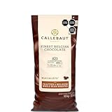 Callebaut 823 Milk Chocolate Callets - 22 LBS Belgian Baking Chocolate Callets - Min 30.2% Cocoa butter, 4.9% fat free cocoa, 6% Milk fat, 15.8% Fat free milk - Recipe 823NV-595 - 22 Lbs (10 kg)
