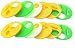 OTRMAX 12-Piece Plastic Bee Nest Door / Entrance Disc / Bee Hive Nuc Box Entrance Gate Beekeeping Tool (Random Color)