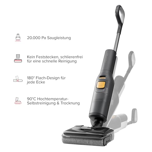 roborock F25 BX Nass Trockensauger, 20.000 Pa, 180° Flach absenkbar – Ansicht 3