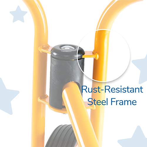 Angeles MyRider Easy Rider Trike Bike, Yellow –Perfect for Little RidersAges 4+ –Kids TricycleEncourages Active Play, Supports up to 70 lbs., Durable Design with Built-In Safety Features (AFB3640)