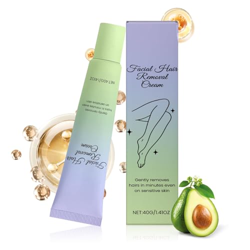 Crema Depilatoria,Eliminador De Vello Facial Para Piel Sensible | Solución De Afeitado, Loción Para Piel Para Hermanas Amigas Novia Esposa Reuniones Natación