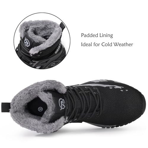 Image of ORISTACO Work Safety Crew Boots Lightweight Breathable Industry Construction Steel Toe Sneakers
