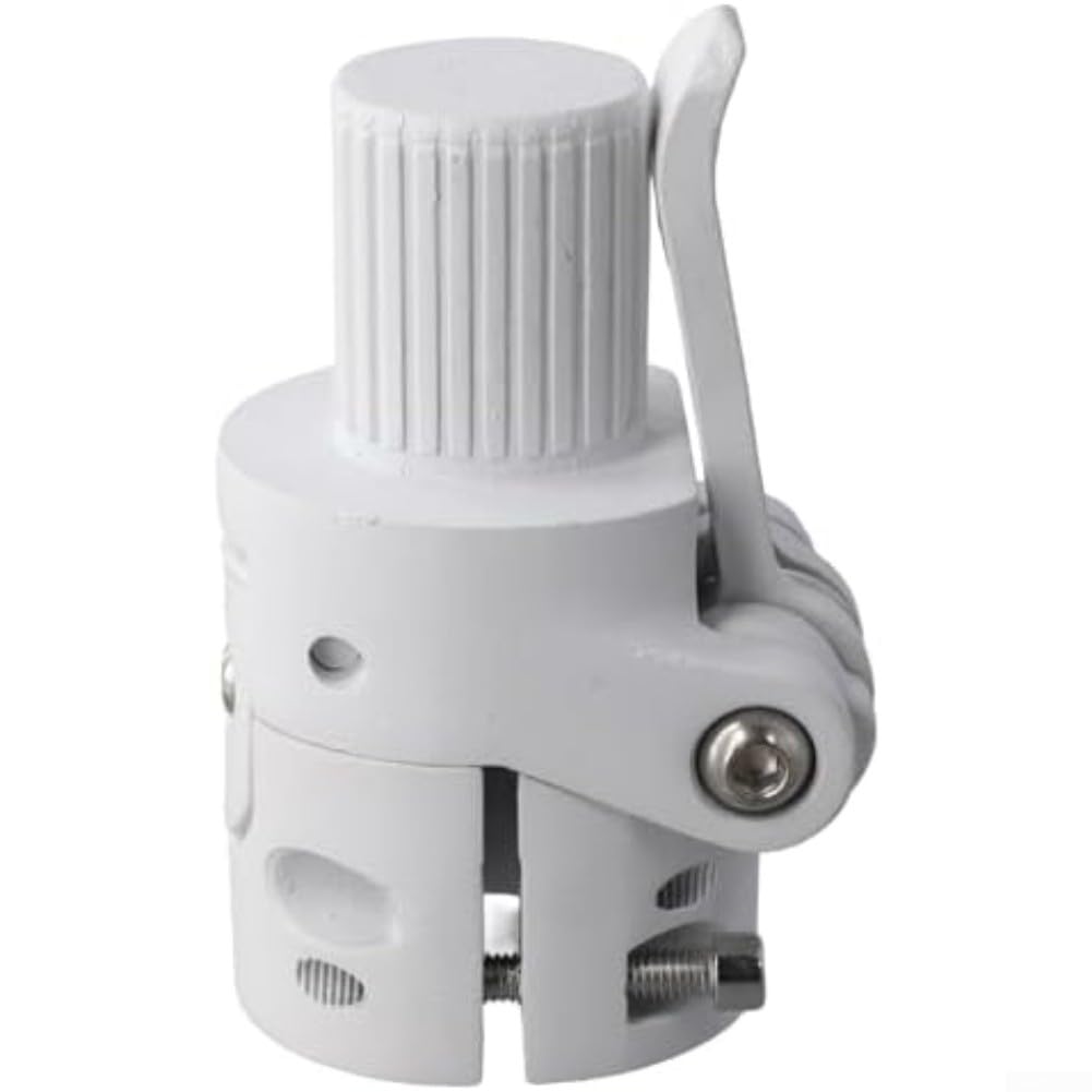 Base plegable de repuesto para M365, base de poste plegable de aluminio compatible con Xiaomi Pro 2/1S, soporte de vástago resistente (blanco)