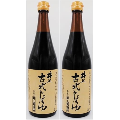 【2本】井上醤油店 井上 古式じょうゆ 720ml 天然醸造 身体にやさしい素材 濃口しょうゆ 醤油 丸大豆仕込み 野菜の煮物 魚の煮付け タレに 和食 アレンジ