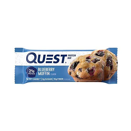 image for Quest Nutrition Protein Bar Blueberry Muffin. Low Carb Meal Replacemen