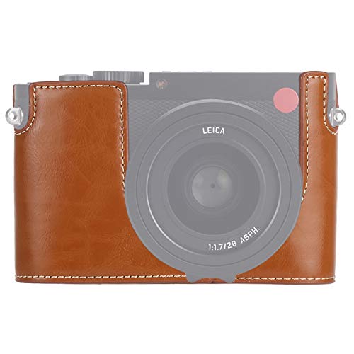 KMLPJP Leica Q�iTyp 116�j�p1/4�C���`�X���b�hPU���U�[�J�����n�[�t�P�[�X�x�[�X �p (Color : Brown)