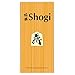 Yellow Mountain Imports Wooden Shogi Japanese Chess Game Traditional Koma Playing Pieces with Paper Shogiban
