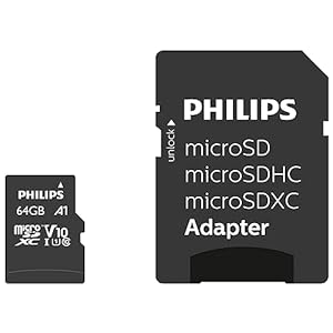 Philips Micro SDXC Card 64 GB Class 10 UHS-I U1 incl. Adapter FM64MP45B