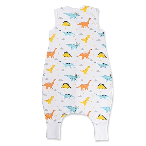 Image of Mama Cheetah Toddler Sleep Sack with Feet 4T-5T, 1.0 TOG Organic Cotton Baby Wearable Blankets with Legs, Baby Sleeping Bag for Walkers, Early Walker X-Large