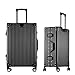 Aoliwei 100% Aluminium Koffer (100L) - Großer L Vollaluminium Reisekoffer - Premium Check-in Trolley mit TSA-Schloss & 360° Doppelrollen - Robust & Sicher für Langzeitreisen