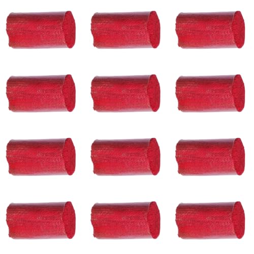 Image of Yglnden 12 Rolls Latch Hook Kit Colorful Yarn Bundles Cut Rug DIY Latch Hook for Handmake Craft Sewing Knitting for Adults (Red #05)